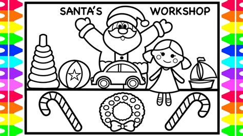 26 best ideas for coloring | Santas Workshop Coloring Page