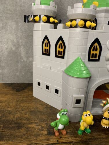 Super Mario Bros Bowser Deluxe Castle Playset 4 Figures Nintendo 2019 ...