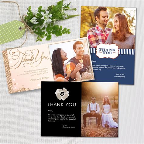 Wedding Thank You Photo Greeting Cards - Walmart.com