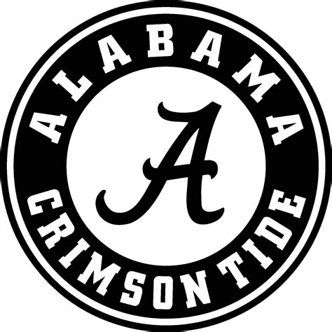 Alabama Football Logo Black : University Of Alabama Football Svg ...