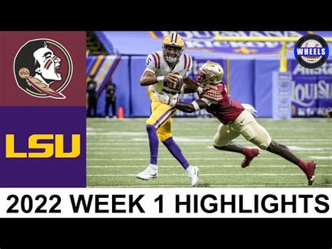 Florida State vs LSU Highlights (AMAZING GAME!) | College Football Week ...