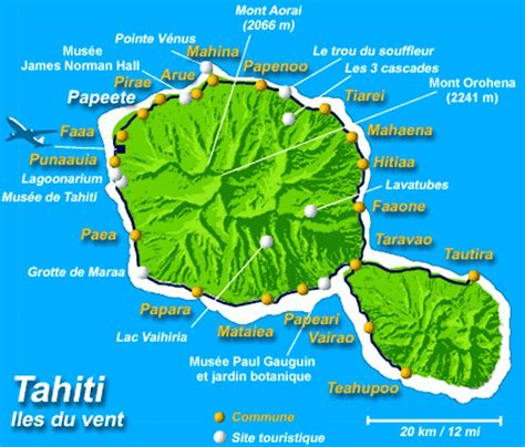 IMG001/French Polynésia/Tahiti Island/Map | Tahiti , French … | Flickr