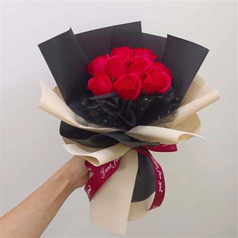 Small Red Soap Roses Bouquet - Florist in KL