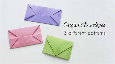 3 Techniques of Folding Envelopes with Self Lock (No Glue or Tape ...