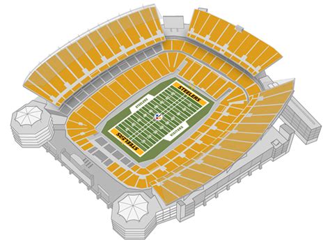 Steelers Stadium Seating Chart Rows | Elcho Table