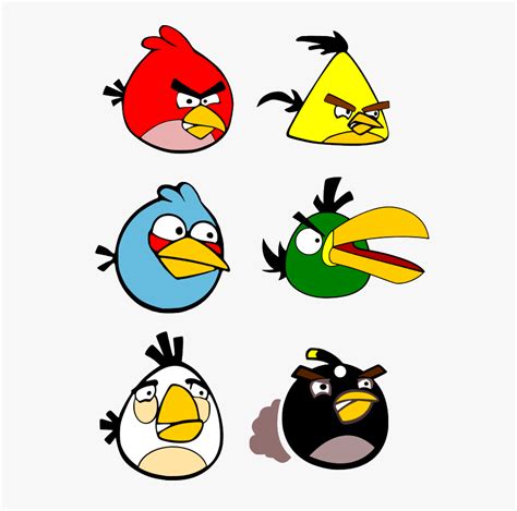 Angry Birds All Characters - Angry Birds Cartoon Characters, HD Png ...