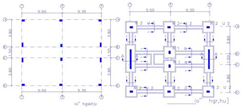 Structure Drawing Of Column Foundation Design - Cadbull