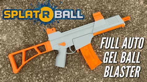 SplatRBall Gel Ball Blaster - Better Than Nerf??? - YouTube
