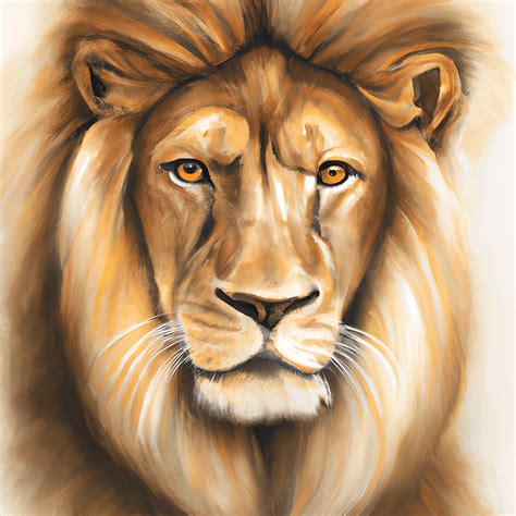 Lion Watercolor Art by Kelly McKernan · Creative Fabrica