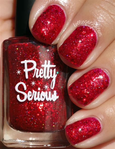 KellieGonzo: Pretty Serious Cosmetics Holiday 2014 Rooftop Soiree Collection Swatches & Review