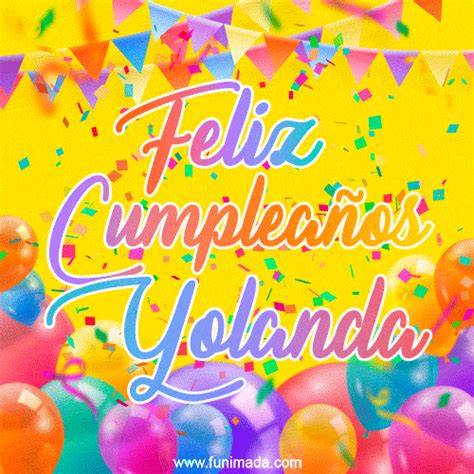 Happy Birthday Yolanda GIFs - Download on Funimada.com