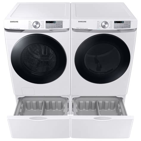 Samsung 4.5-cu ft High Efficiency Stackable Steam Cycle Smart Front ...