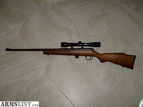 ARMSLIST - For Sale/Trade: Marlin 22 bolt action with scope