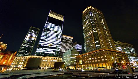 Marunouchi wide angle night photo