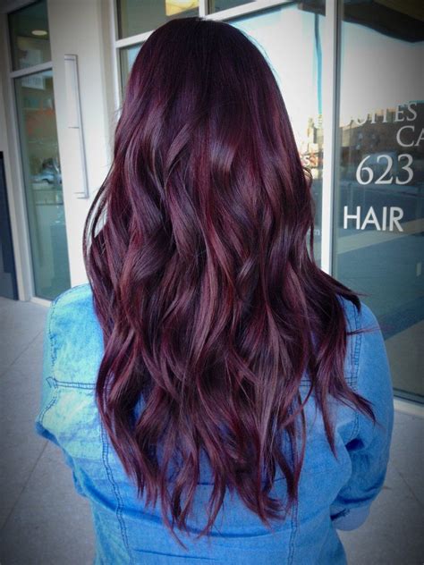 Purple Reddish Hair Dye - Best Hairstyles For Jowls