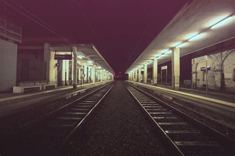 Pink images of railway station · Pexels · Free Stock Photos