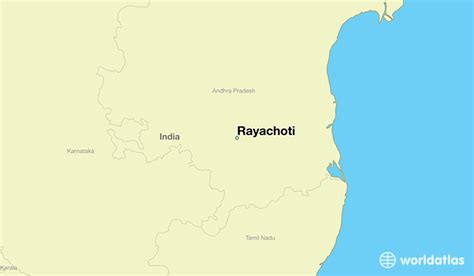 Where is Rayachoti, India? / Rayachoti, Andhra Pradesh Map - WorldAtlas.com