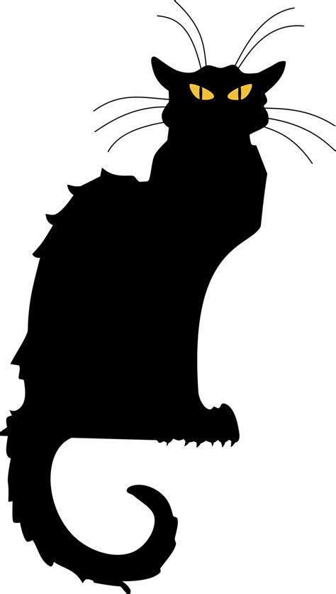 Free Black Cat Silhouette Halloween, Download Free Black Cat Silhouette Halloween png images ...