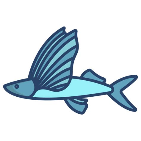 Flying fish Icongeek26 Linear Colour icon