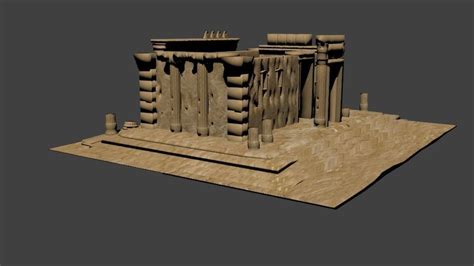 3D model Palmyra Temple of Bel VR / AR / low-poly | CGTrader