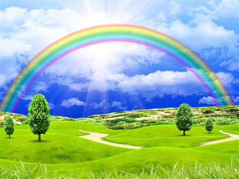 Rainbow Landscape Wallpapers - Top Free Rainbow Landscape Backgrounds - WallpaperAccess