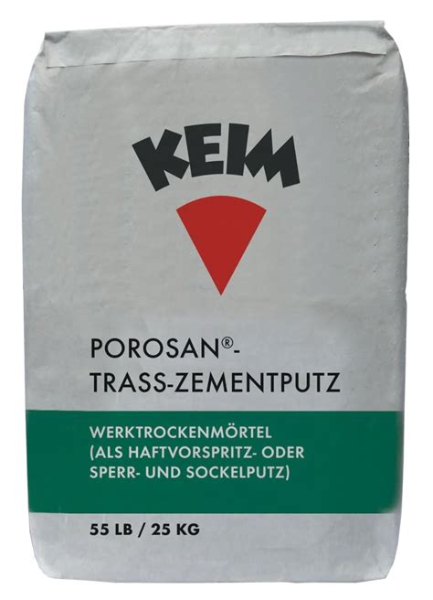 KEIM Porosan-Trass-Cementputz | KEIM