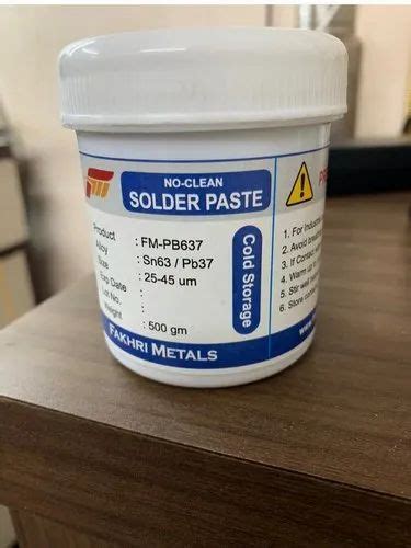 Solder Paste - Solder Paste 63% TIN 37% LEAD Manufacturer from Mumbai