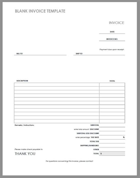 Templates Pdf Invoice Template Excel Auto Calculation Clean Invoice ...