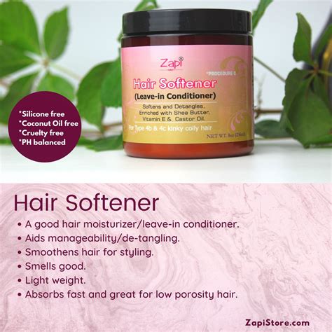 Low porosity hair leave-in conditioner | Soften hair, Low porosity hair ...