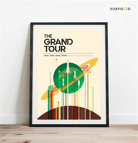 The Grand Tour Nasa Poster Grand Tour Vintage NASA Voyager - Etsy