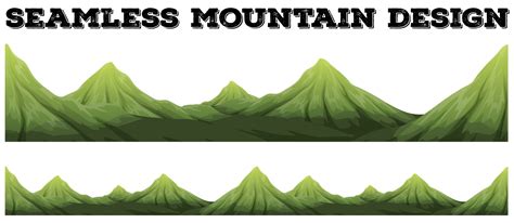 Seamless mountain range design 648102 Vector Art at Vecteezy