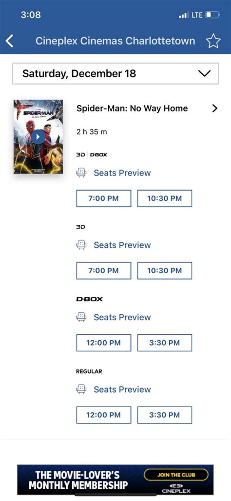 My cineplex isn’t showing any regular showtime’s at night?? Does anyone ...