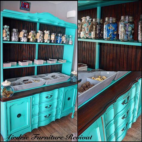 Tiffany Blue Display Cabinet | General Finishes Design Center