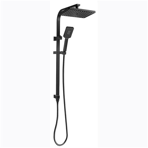cheap Square Shower Head with Handheld in Matte Black manufacturer,high quality Square Shower ...