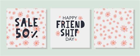 Happy Friendship Day greeting card 3434941 Vector Art at Vecteezy