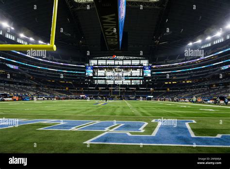 A view from the south end zone before the start of the 87th Goodyear ...