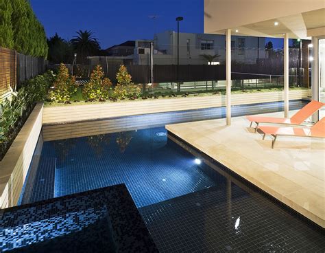 Melbourne backyard - lap pool, spa and entertaining | Lap pools ...