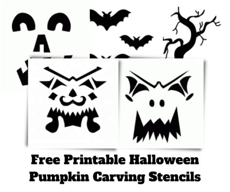 7 Free Printable Halloween Pumpkin Stencils