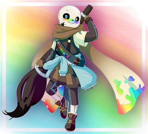 I Need Ideals On What To Make Ink!Sans Paintbrush From | Cosplay Amino