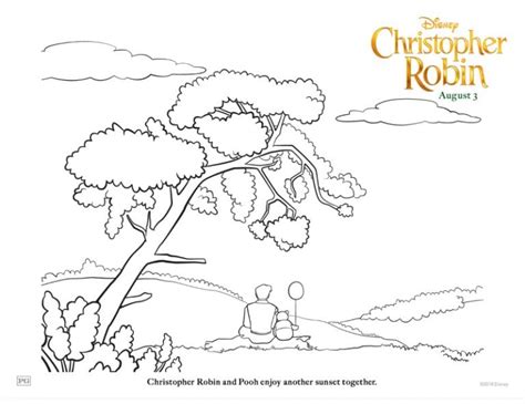 Disney Christopher Robin Coloring Page Printable - Mama Likes This