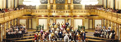 Vienna Mozart Concerts - Vienna Mozart Orchestra performing in the Golden Hall, Vienna State ...