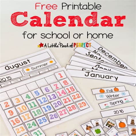 If you are looking for a free calendar for your classroom or home then ...