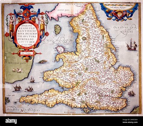 Map Of 16th Century England - Ashlan Ninnetta