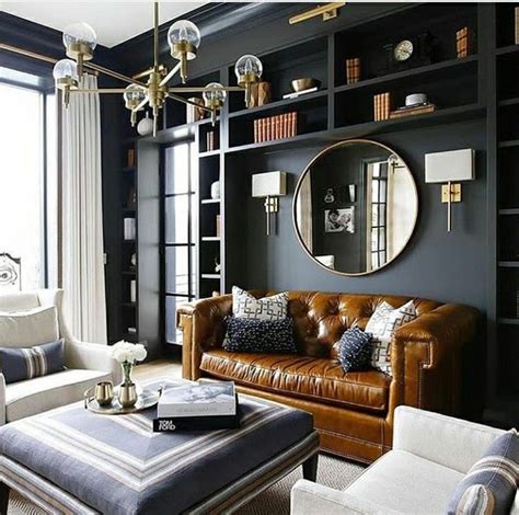 Pin by Erika Gosse on dark and beautiful | Black living room, Trendy ...