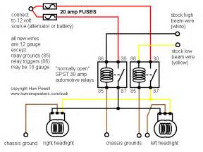 simple headlight relay wiring