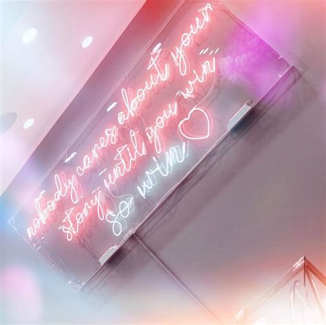 Pink neon sign quote Quote Aesthetic, Pink Aesthetic, Makeup Artist ...