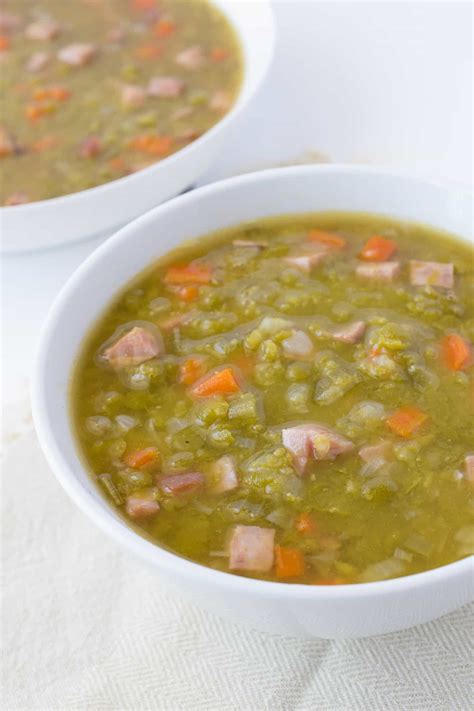 Leftover Ham and Split Pea Soup - Culinary Ginger