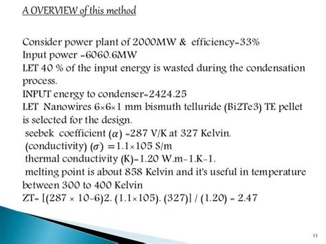 Improvement in the efficiency of thermal power plant