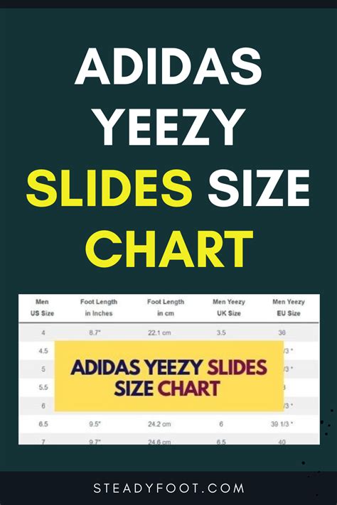 Yeezy Slides Size Chart Women's