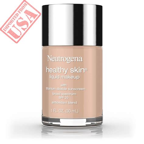 Neutrogena Healthy Skin Liquid Makeup Foundation, Broad Spectrum SPF 20 Sunscreen, Lightweight ...